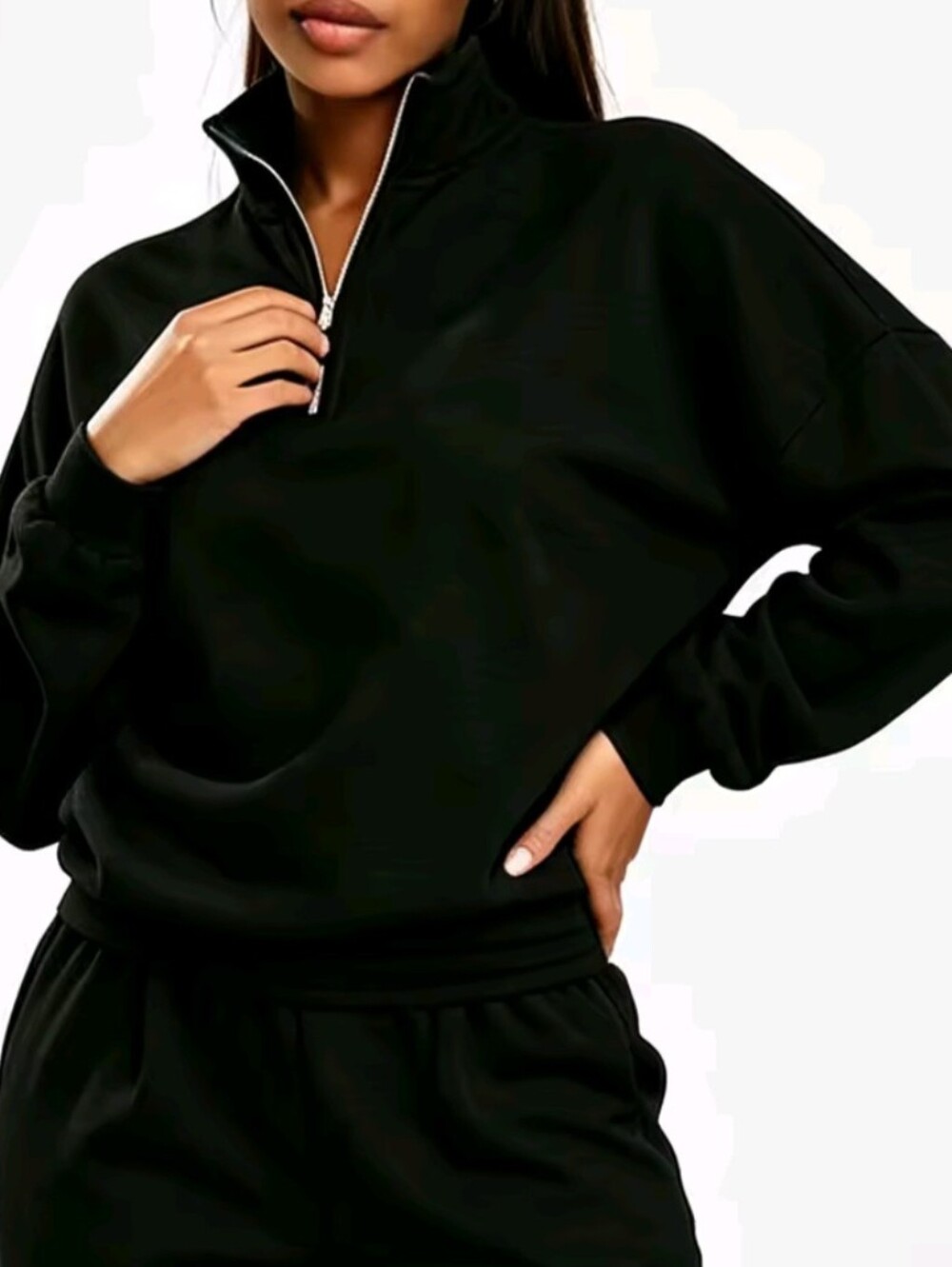 Women's American Style Trendy Loose Long Sleeve Pullover